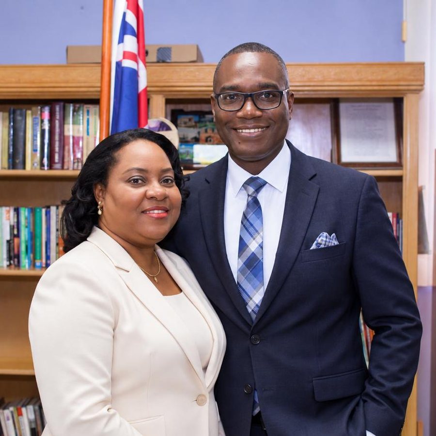 Administrative Bishop Colin A. Cousins and his wife, Celia Davis-Cousins, Women’s Discipleship President